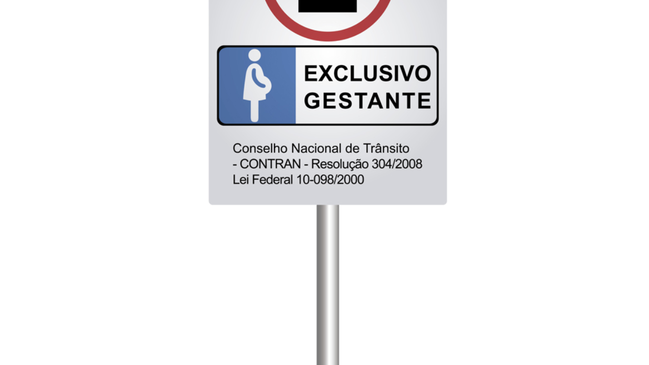 Placa Estacionamento Gestante – 50X70 (02)